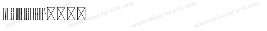 UVN Lac Long Quan Regular字体转换